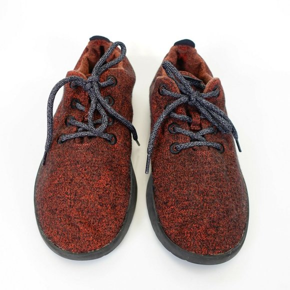 ALLBIRDS Men's Orange Black The Wool Runners Sneaker Shoe 11 Sustainable Organic - Picture 9 of 14